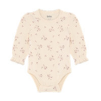 Langæarmet Body m. Print - Shadow Gray