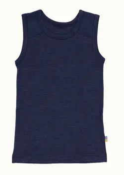 Joha Undertrøje Merinould/silke Navy Unisex - Str. 90cm (86/92cm)