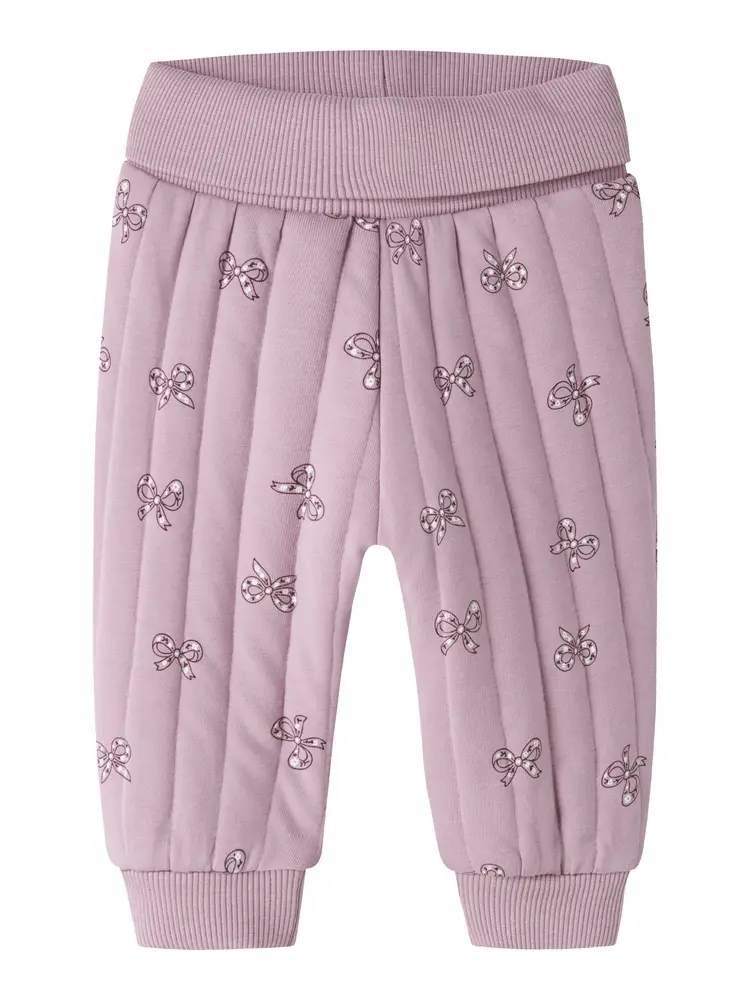 Name It Rulie Quilt Bukser - Mauve Shadows - 68