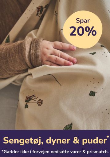 spar 20% sengetøj, dyner & puder