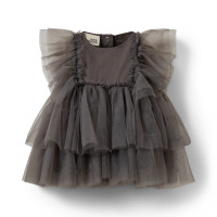 Sofie Schnoor Kids Theressa Kjole - Grey