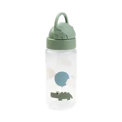 Drikkedunk m/sugerør Happy clouds - Grøn billede