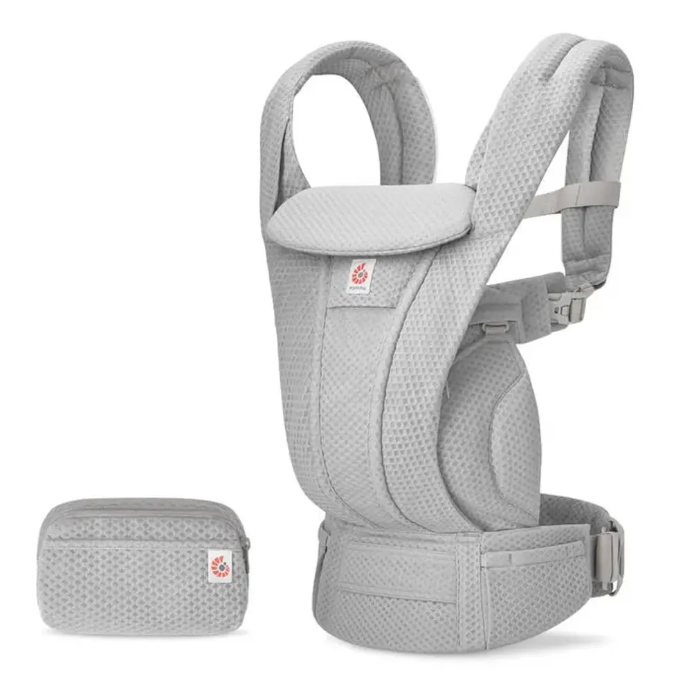 product-Bæresele, Omni Deluxe, Mesh Pearl Grey