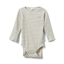 Sofie Schnoor Body l/æ - Rib - DicteSK - Grey Striped