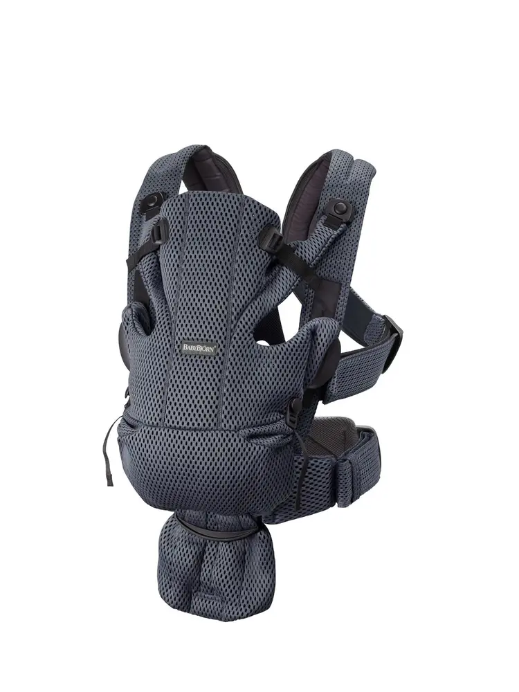 product-Bæresele Move - 3D-mesh, Antracitgrå