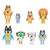 Bluey Figurer 8 figurer pk.
