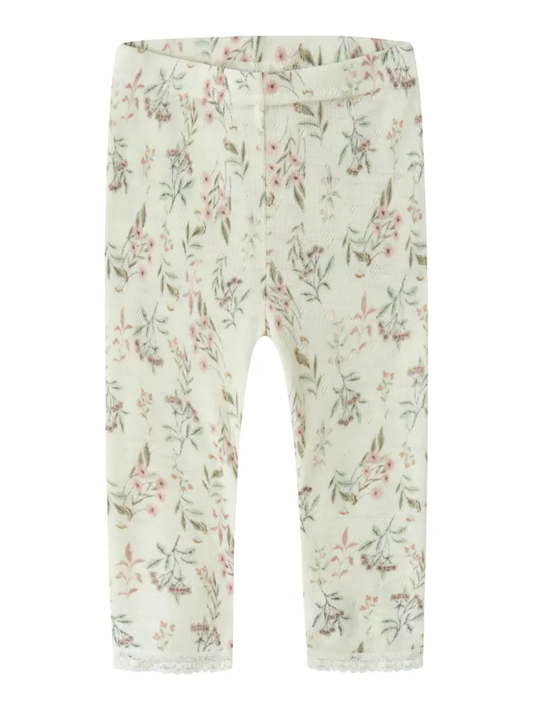 Name It Wang Uld Leggings - Snow White - 80 billede