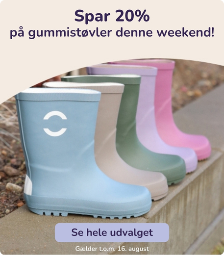 Spar 20% på gummistøvler denne weekend