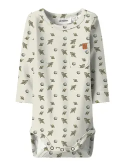 Layo Geo Langærmet Body - Turtledove - 56