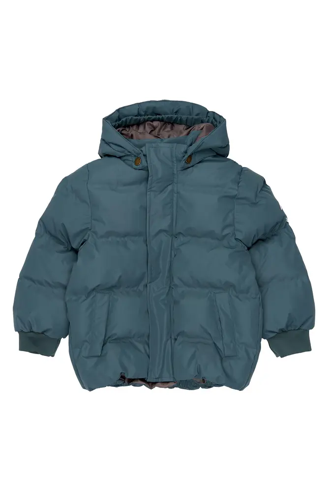 Mikk-Line Puffer Jakke - Dark Slate - 98