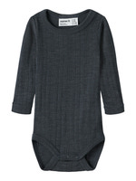 Name It Wang Uld Langærmet Body - Ombre Blue