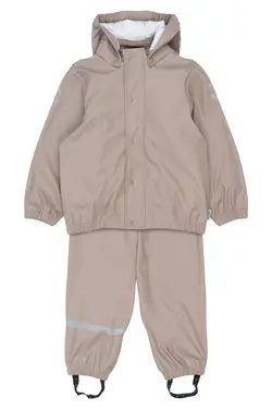 Mikk-Line Regntøj m. Seler - PU - Recycled - Cinder