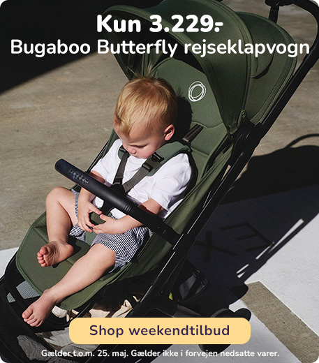 Bugaboo Butterfly rejseklapvogn kun 3.229,- denne weekend