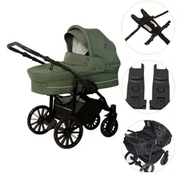 Nordic Lux inkl. regnslag og kopholder - Dusty green