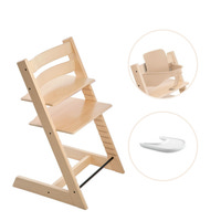 Tripp Trapp Højstol Bøg Inkl. Babysæt Og Tray - Natur