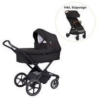 Vida 2 inkl rejseklapvogn - black