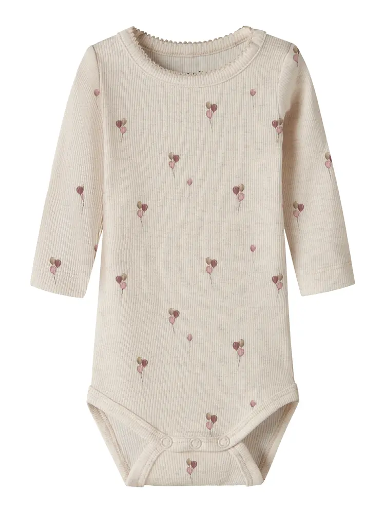 Name It Nabila Langærmet Body - Peyote Melange - 74