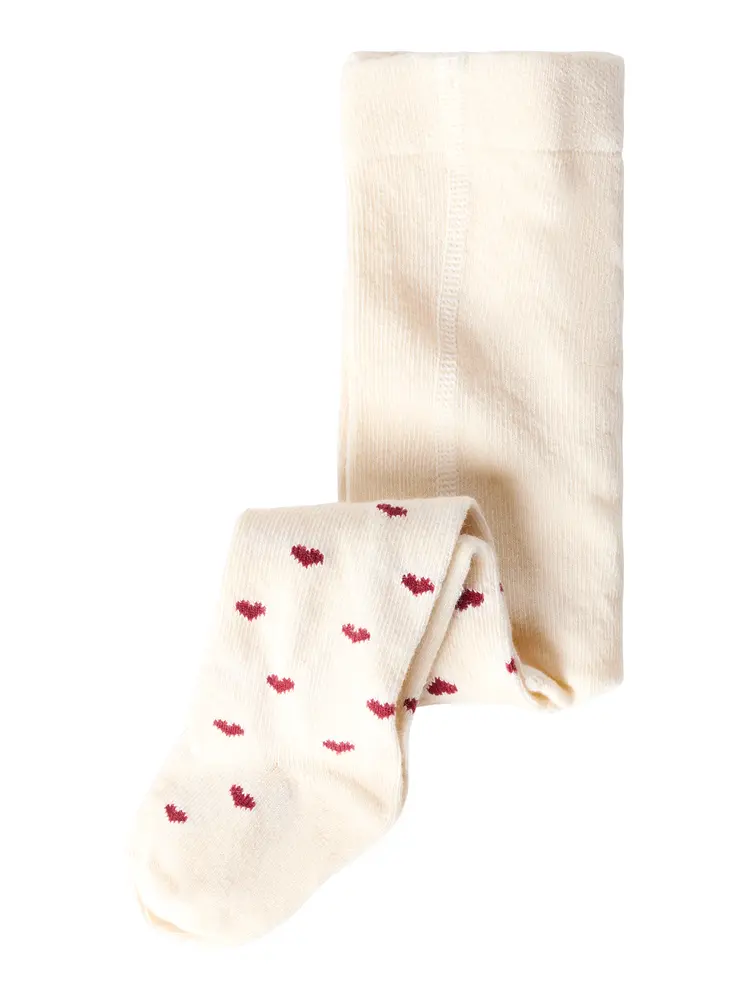 Lil' Atelier Reba Len Strømpebukser - Turtledove - 50/56