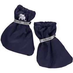 CeLaVi Baby Overtrækssko m. fleece - Dark Navy -