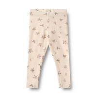Wheat Agi Uldleggings - Eggshell Flowers