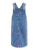 Klara heart spencer kjole denim - LIGHT BLUE