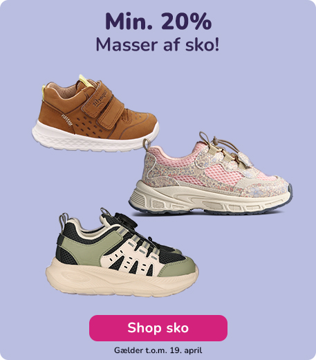 Spar min. 20% på masser af sko