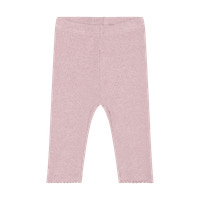 Fixoni Leggings Rib - Pale Mauve Melange