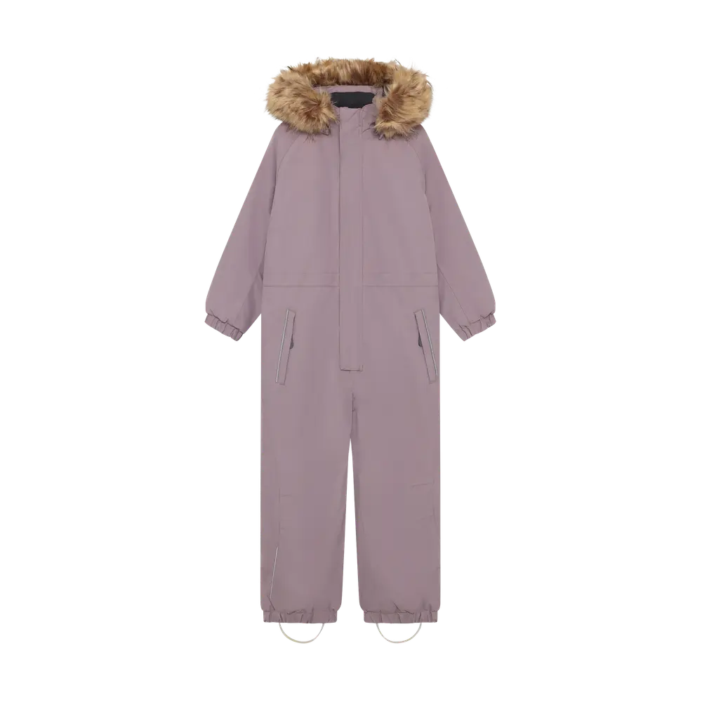 Color Kids Flyverdragt M. Fake Fur - Toadstool - 104
