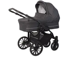 Nordic lux inkl. klapvognssæde - Dark grey melange
