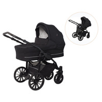 Nordic lux inkl. klapvognssæde - Dusty black