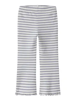 Name It Bukser - Rib - NmfTaias - Lavender Gray/Cloud Dancer