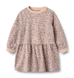 Zenia Sweat Kjole - Rose dust flowers - 3 ÅR
