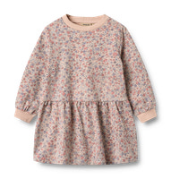 Zenia Sweat Kjole - Rose dust flowers