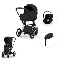 Cybex Priam Style Kombivogn Inkl. Cloud G3 Og Base G3 - Sepia Black/Chrome Brown