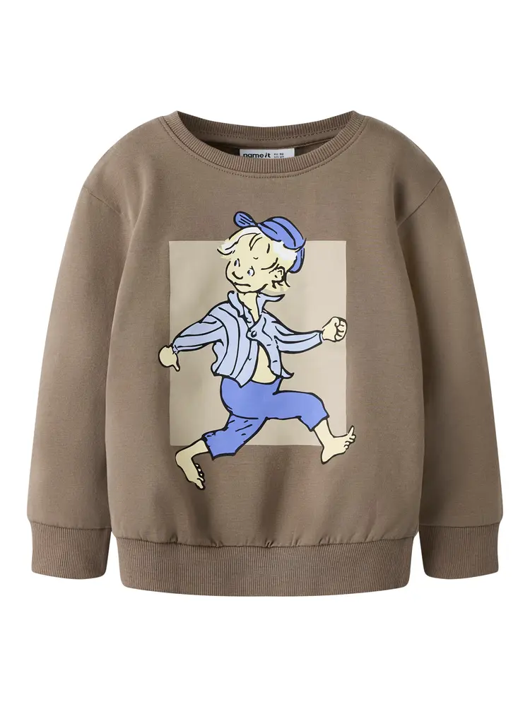 Name It Ole Emil Sweatshirt - Walnut - 86