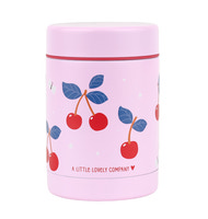 A Little Lovely Company Rustfrit stål opbevaringsbeholder - Cherries
