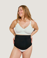 Sømløs Graviditetsstøttebånd - Sort