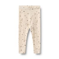 Wheat Agi Uldleggings - Eggshell Stars