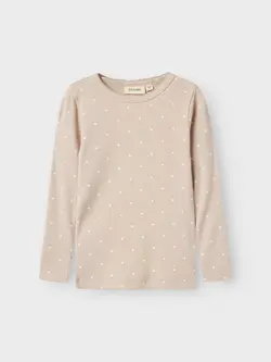 Gago langærmet slim top noos - GRAY MORNING - 104