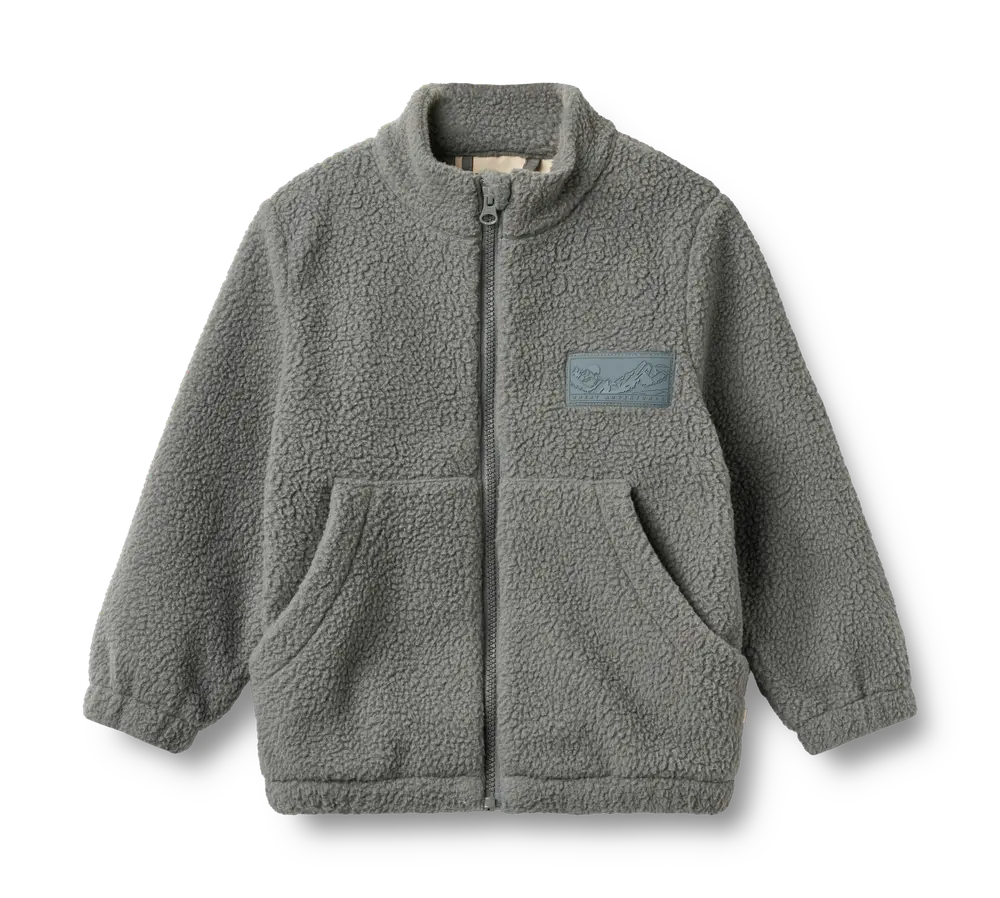 Wheat Helge Fleece Jakke - Flint - 116