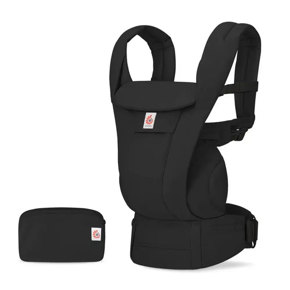 product-Bæresele, Omni Deluxe, Bomuld, Onyx Black