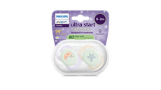 Sut Ultra start, 0-2 m, Nat, lyserød/lysegul