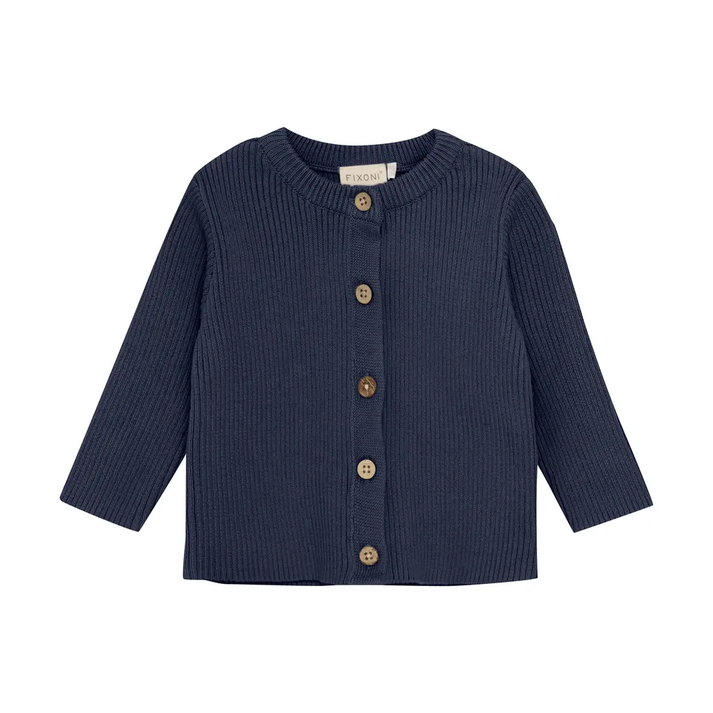 Fixoni Cardigan - Strik - Indigo Blue