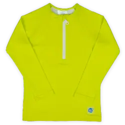 Premium Rash Badebluse - LIME - 2-3 ÅR