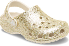 Classic Chunky Glitter Clog K - Sandstone