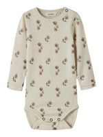 Lil' Atelier Nilo Nun Langærmet Uld Slim Body - Turtledove