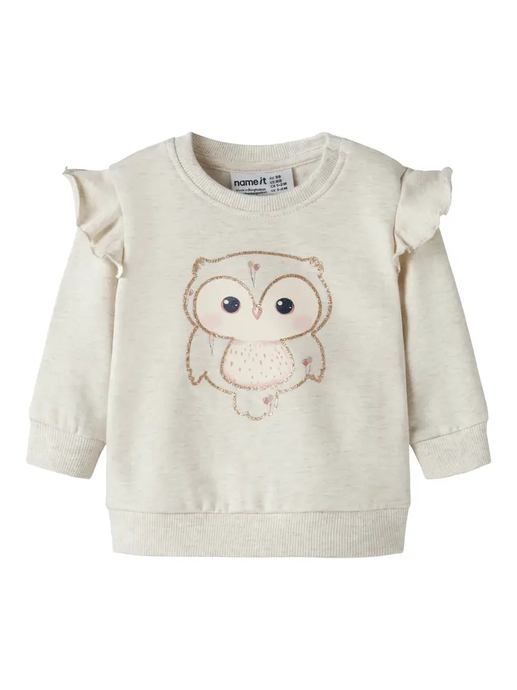 Name It Nilda Sweatshirt - Peyote Melange - 74
