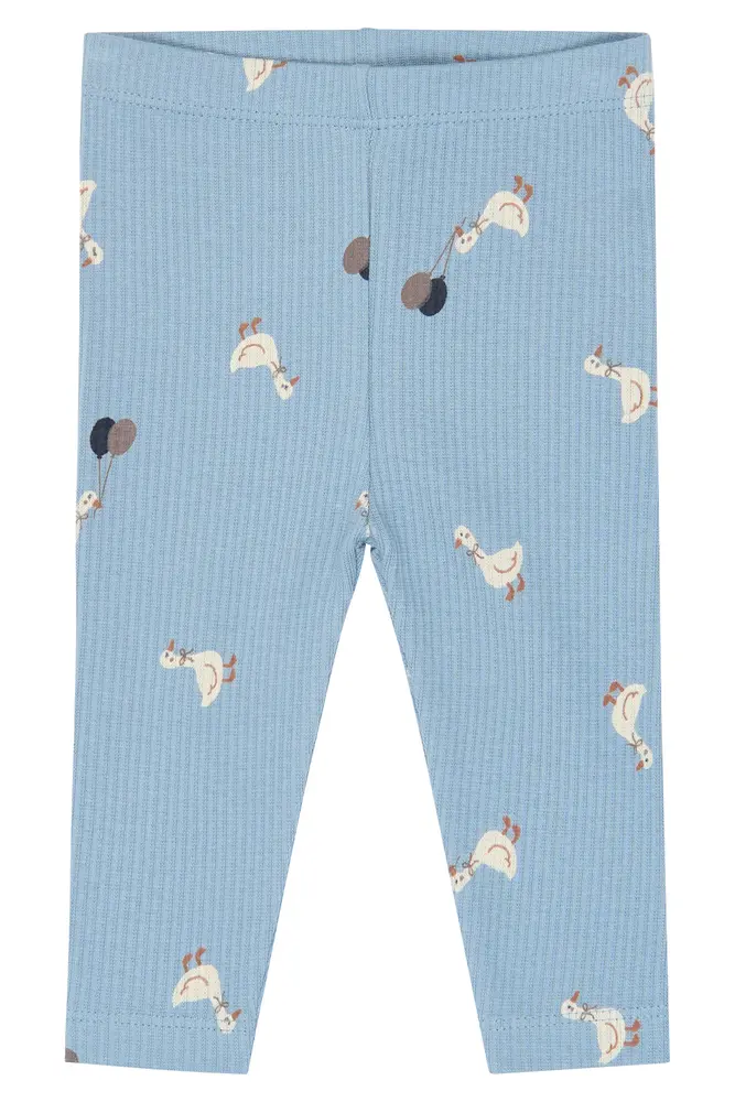 The New Siblings Vito Rib Leggings - Ashley Blue  - 86