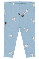 The New Siblings Vito Rib Leggings - Ashley Blue 