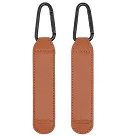 KongWalther HELP ME HOOKS, brunt læder. - KongWalther - Accessories - Buump